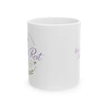 Abide & Rest Lavender Mug | Ceramic Inspirational Coffee Cup