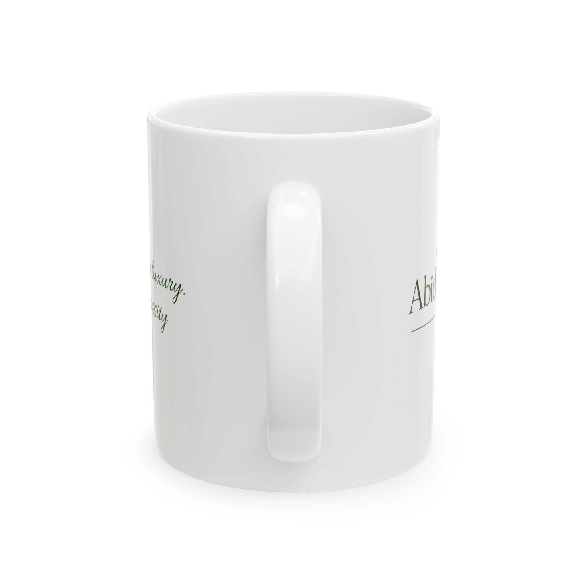 Abide & Rest Ceramic Mug — Your Daily Reminder